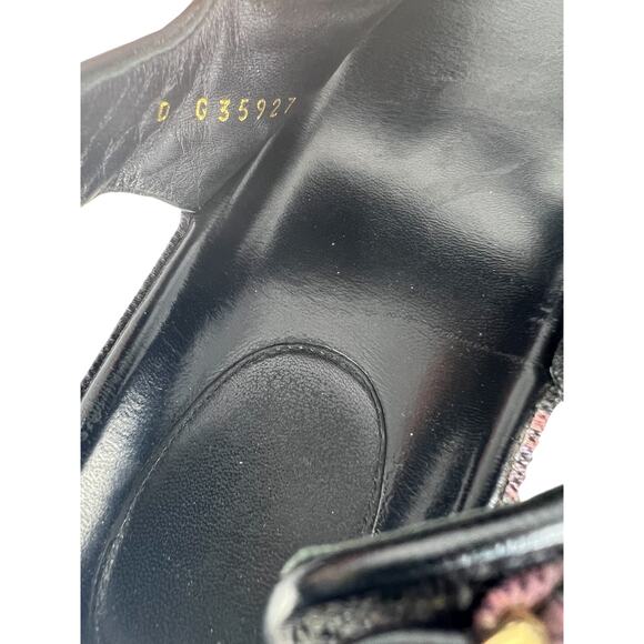 Chanel 2021 Floral CC Denim Quilted Dad Sandals - Picture 12 of 16